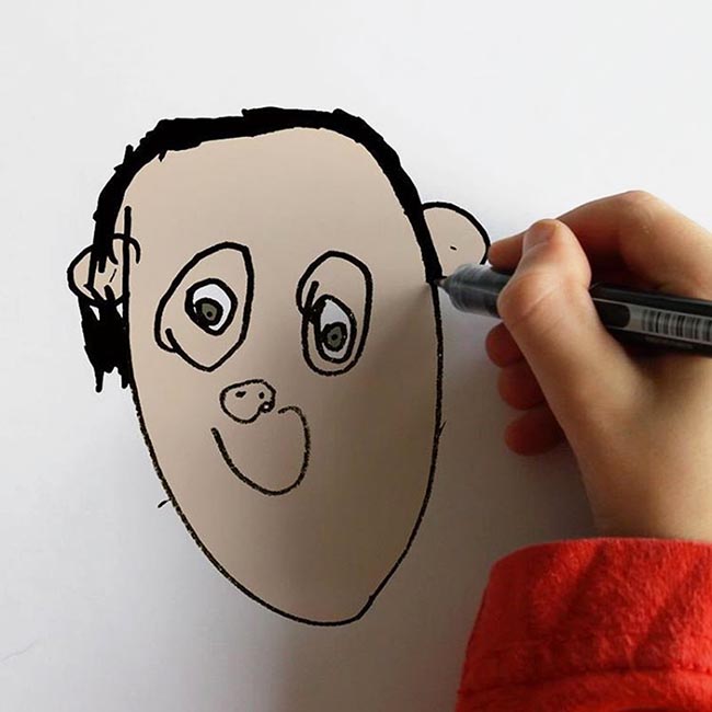 things-i-have-drawn-recreated-kids-photos-photoshop-designboom-07