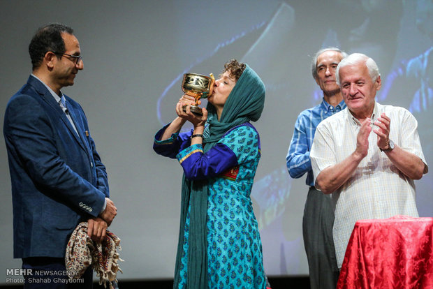 فرنوش عابدی در جشن سینمای انیمیشن ایران
