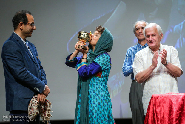 فرنوش عابدی در جشن سینمای انیمیشن ایران
